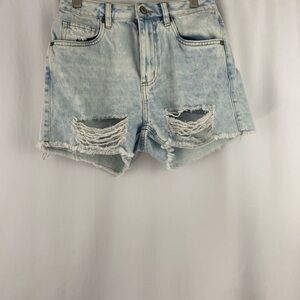 U2B Urban Basics Cut Off Destroyed Jean Shorts